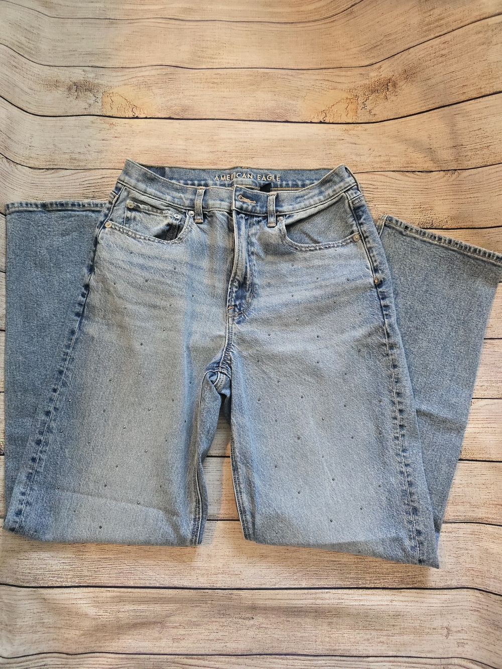 American Eagle Outfitters Vintage Light Blue Straight Leg Jeans